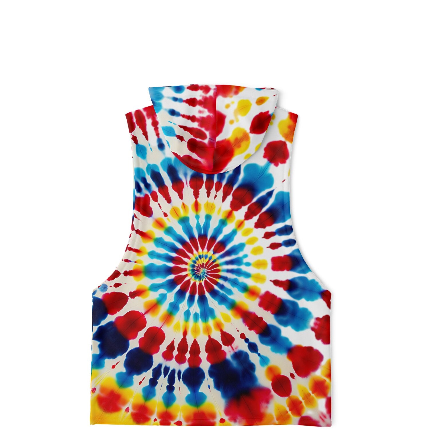 Tie-Dyed Style - Sleeveless Hoodie