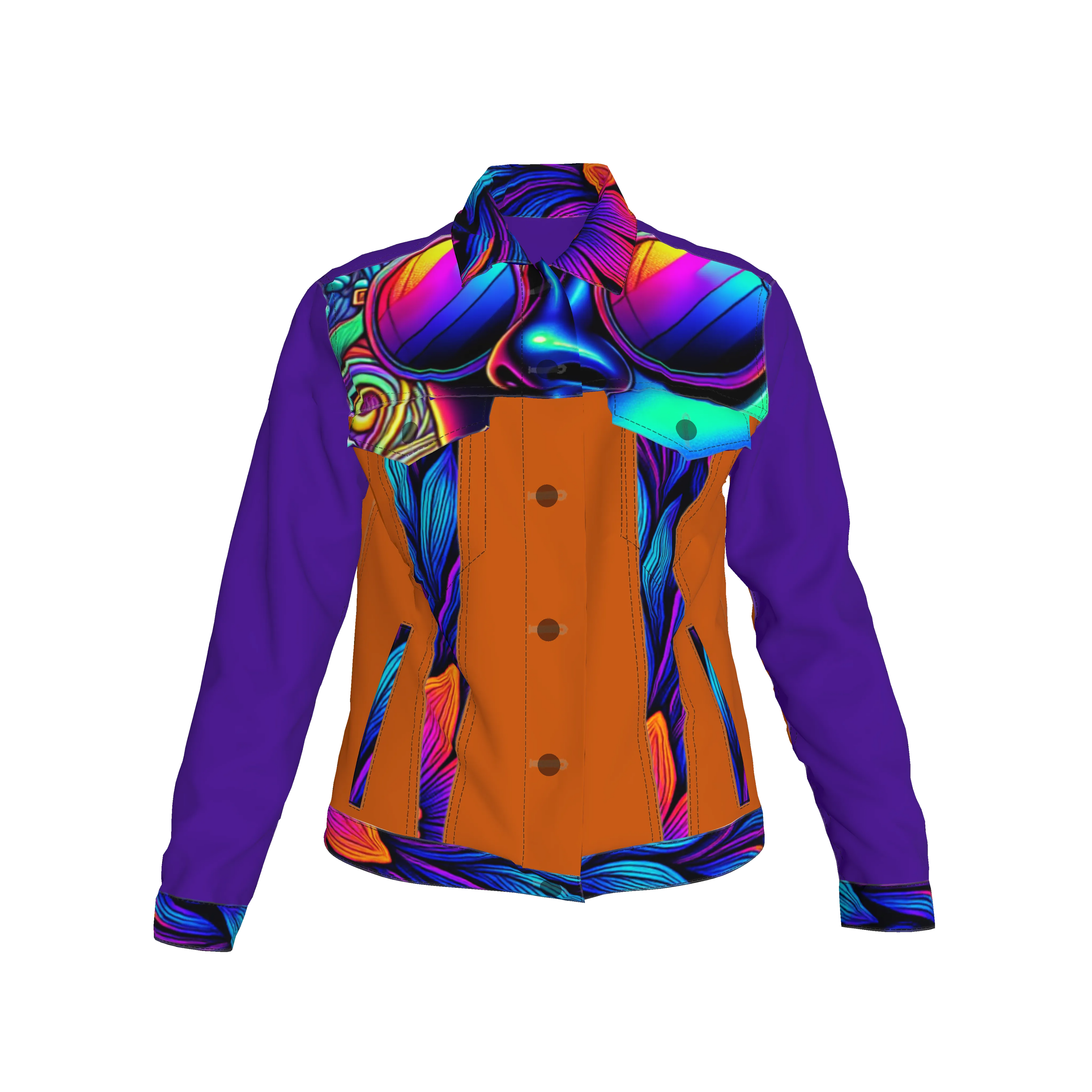 Retro Cool Vibes - Jean Jacket
